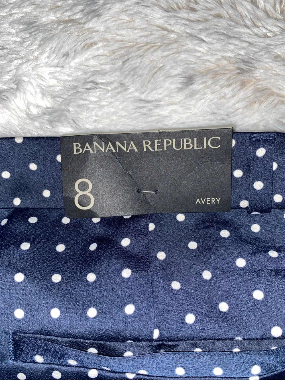 Banana Republic Navy White Polka Dot Girls' Pants